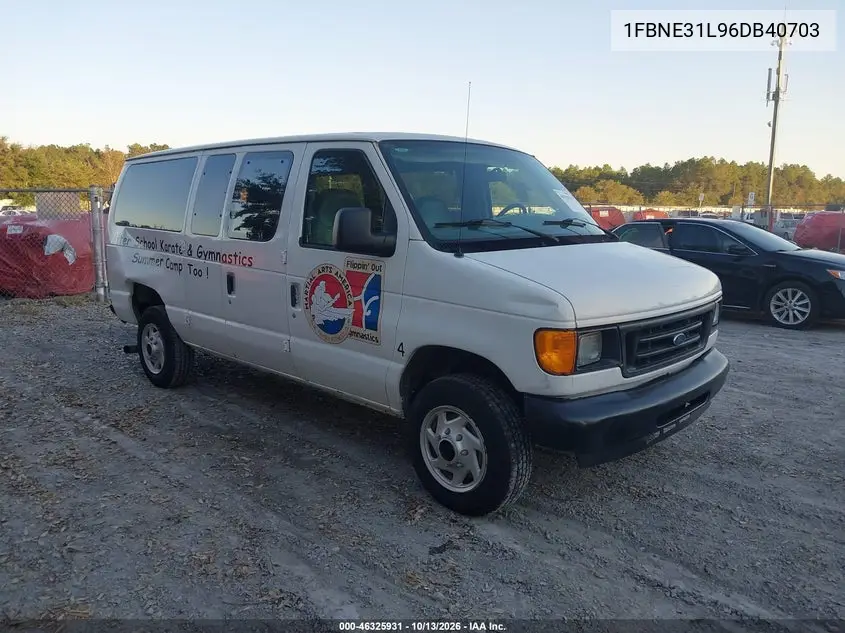FORD ECONOLINE 2006, VIN 1FBNE31L96DB40703