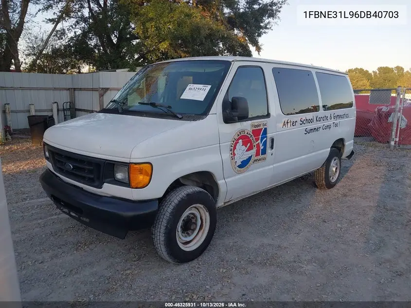2006 FORD ECONOLINE VIN 1FBNE31L96DB40703 — фото 2