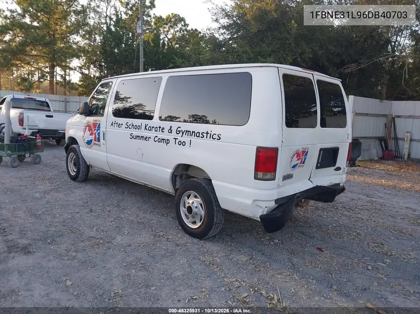 2006 FORD ECONOLINE VIN 1FBNE31L96DB40703 — фото 3