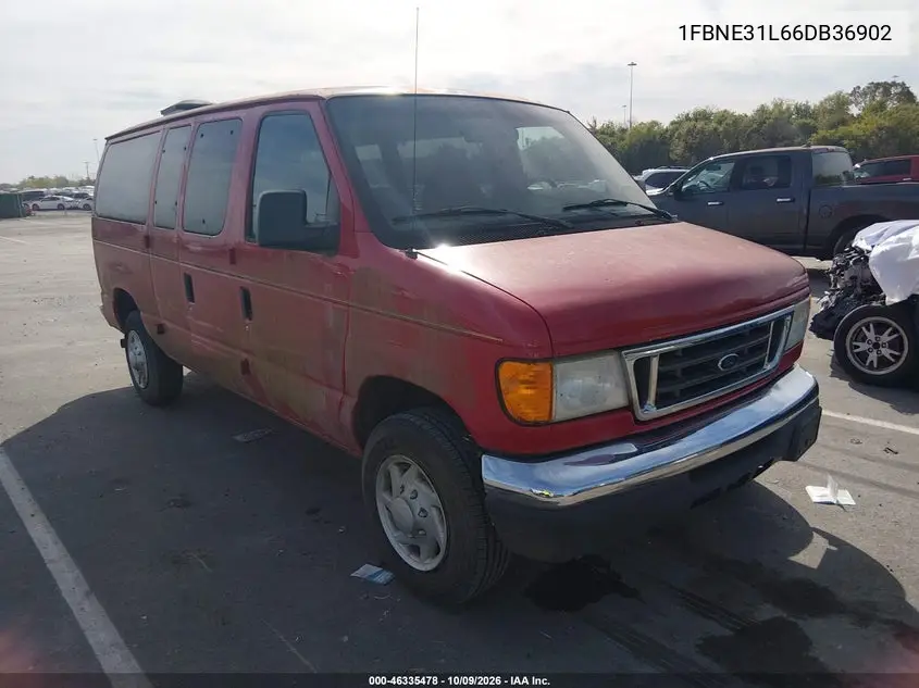 FORD ECONOLINE 2006, VIN 1FBNE31L66DB36902
