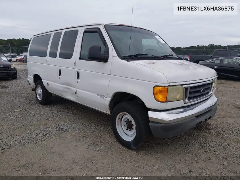 FORD ECONOLINE 2006, VIN 1FBNE31LX6HA36875