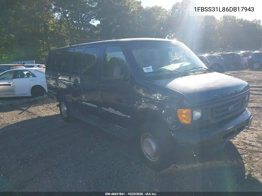 FORD ECONOLINE 2006, VIN 1FBSS31L86DB17943