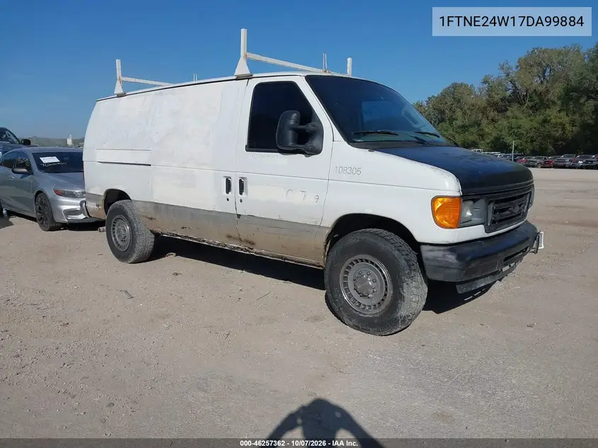 FORD ECONOLINE 2007, VIN 1FTNE24W17DA99884