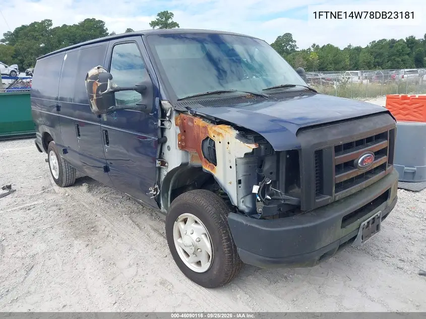 FORD ECONOLINE 2008, VIN 1FTNE14W78DB23181