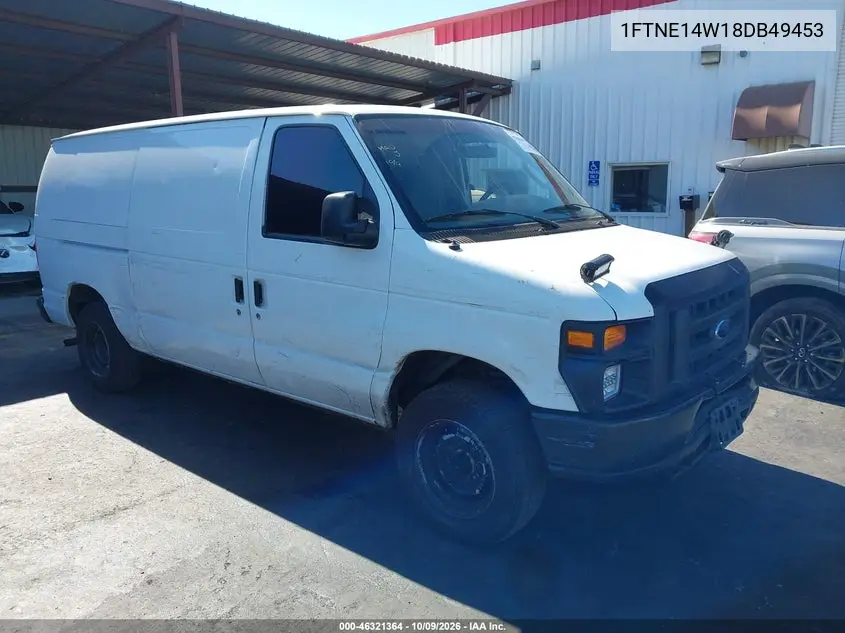FORD ECONOLINE 2008, VIN 1FTNE14W18DB49453