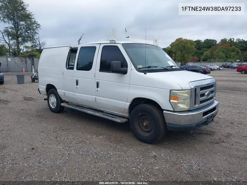 FORD ECONOLINE 2008, VIN 1FTNE24W38DA97233
