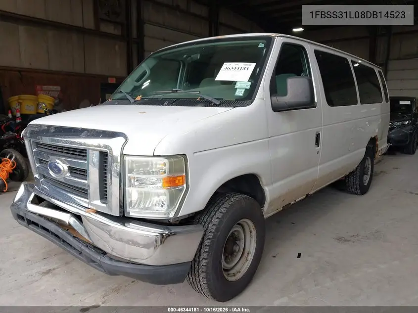 2008 FORD ECONOLINE VIN 1FBSS31L08DB14523 — фото 2