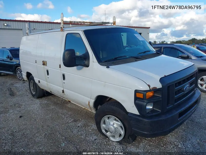 FORD ECONOLINE 2008, VIN 1FTNE24W78DA96795
