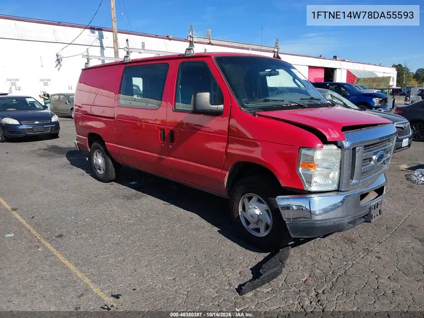 FORD ECONOLINE 2008, VIN 1FTNE14W78DA55593