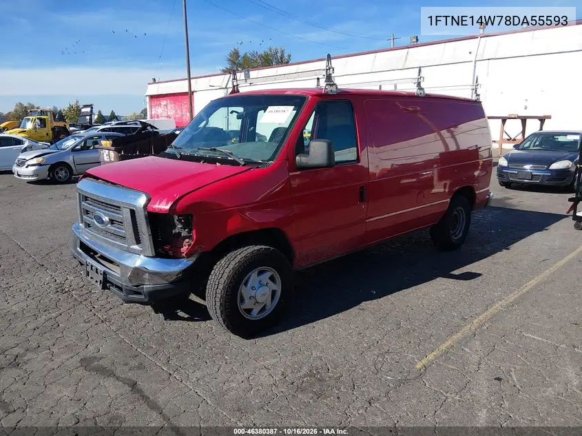 2008 FORD ECONOLINE VIN 1FTNE14W78DA55593 — фото 2