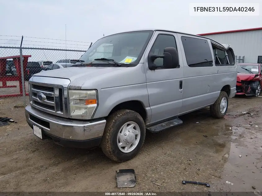 2009 FORD ECONOLINE VIN 1FBNE31L59DA40246 — фото 2