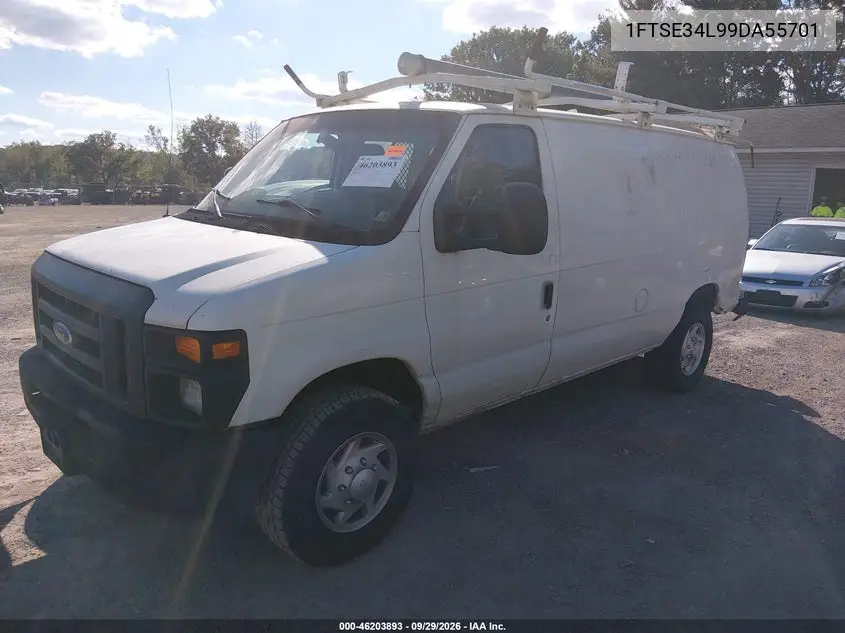 2009 FORD ECONOLINE VIN 1FTSE34L99DA55701 — фото 2