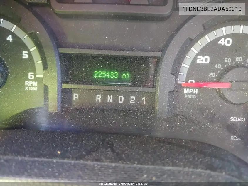 2010 FORD ECONOLINE VIN 1FDNE3BL2ADA59010 — фото 7