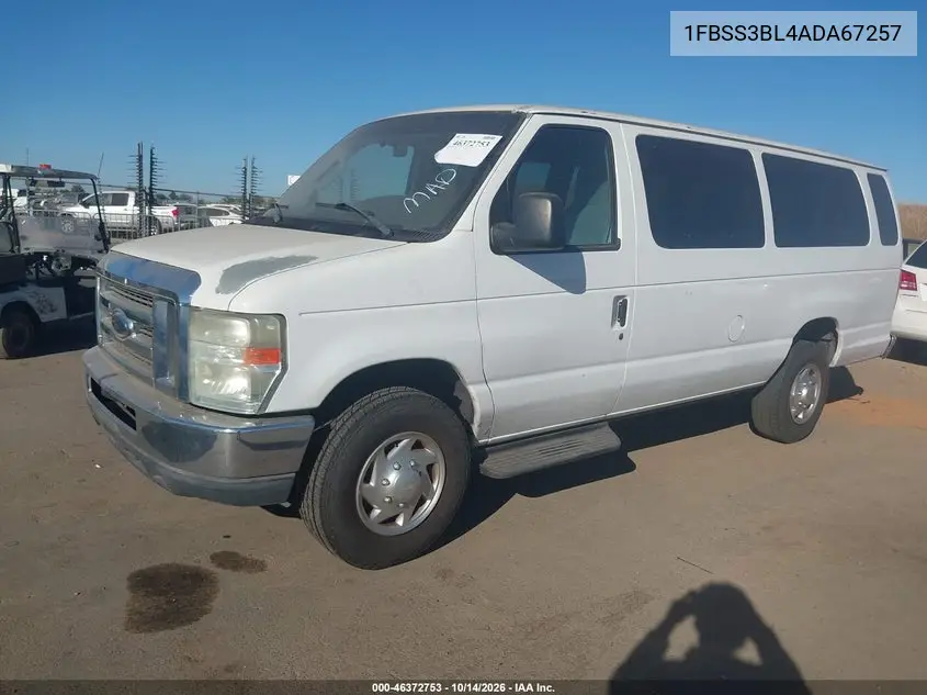 2010 FORD ECONOLINE VIN 1FBSS3BL4ADA67257 — фото 2