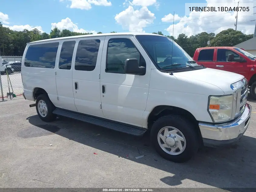 FORD ECONOLINE 2011, VIN 1FBNE3BL1BDA48705
