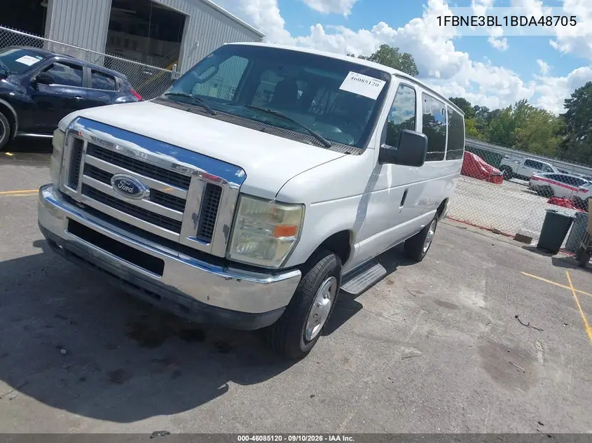 2011 FORD ECONOLINE VIN 1FBNE3BL1BDA48705 — фото 2