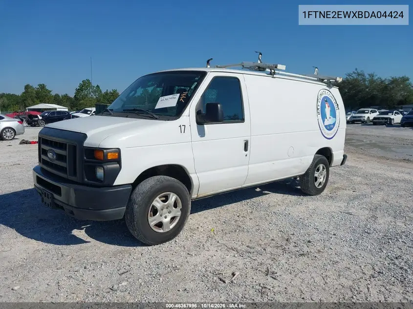2011 FORD ECONOLINE VIN 1FTNE2EWXBDA04424 — фото 2