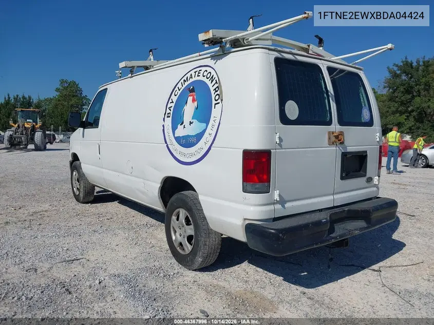 2011 FORD ECONOLINE VIN 1FTNE2EWXBDA04424 — фото 3