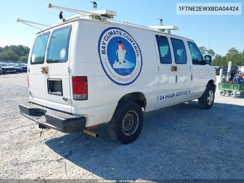2011 FORD ECONOLINE VIN 1FTNE2EWXBDA04424 — фото 4