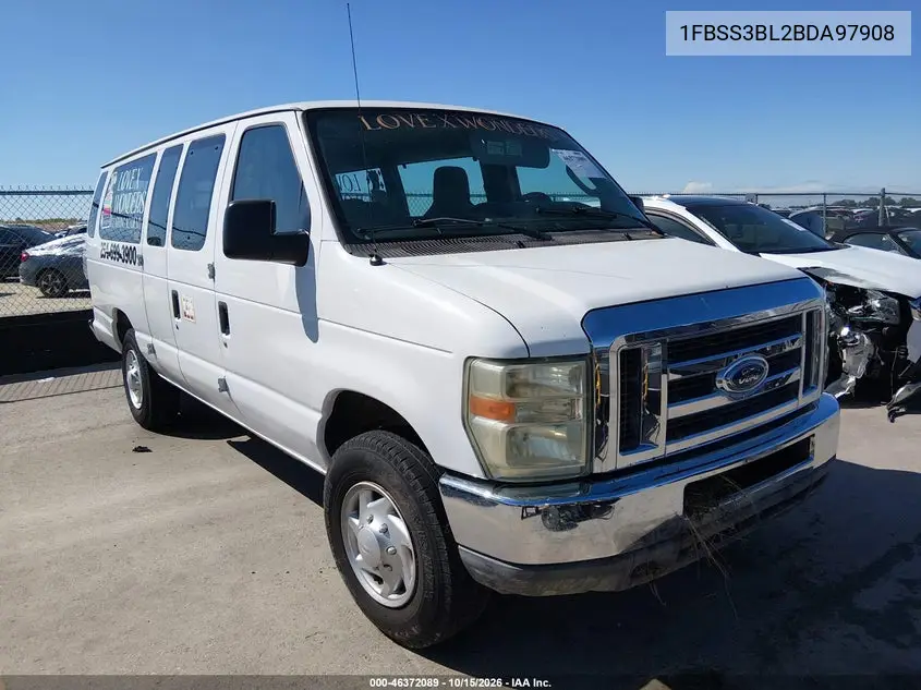 FORD ECONOLINE 2011, VIN 1FBSS3BL2BDA97908