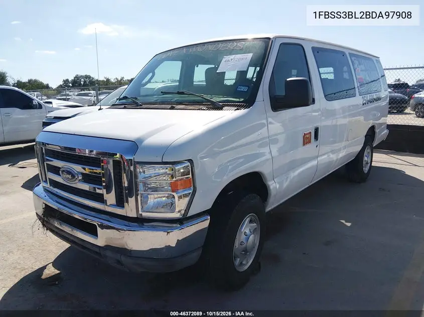 2011 FORD ECONOLINE VIN 1FBSS3BL2BDA97908 — фото 2