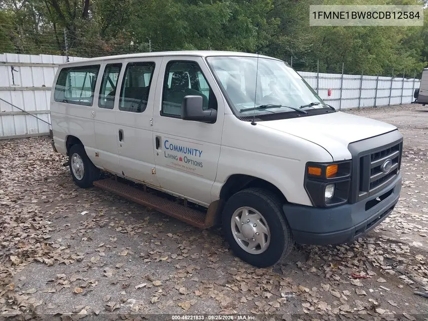 FORD ECONOLINE 2012, VIN 1FMNE1BW8CDB12584