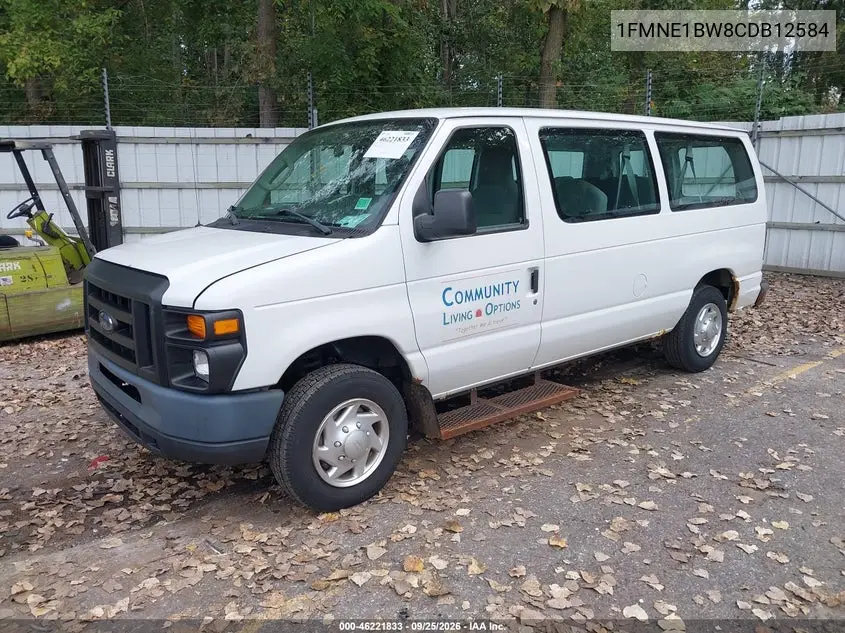 2012 FORD ECONOLINE VIN 1FMNE1BW8CDB12584 — фото 2