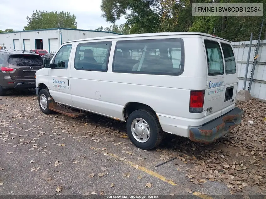 2012 FORD ECONOLINE VIN 1FMNE1BW8CDB12584 — фото 3