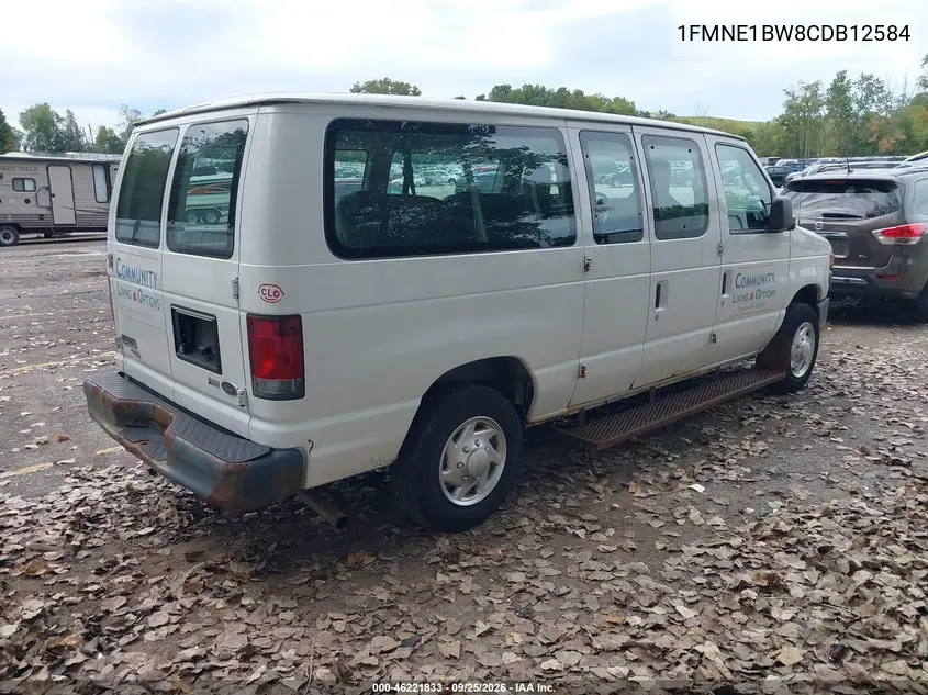 2012 FORD ECONOLINE VIN 1FMNE1BW8CDB12584 — фото 4