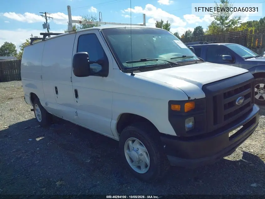 FORD ECONOLINE 2012, VIN 1FTNE1EW3CDA60331