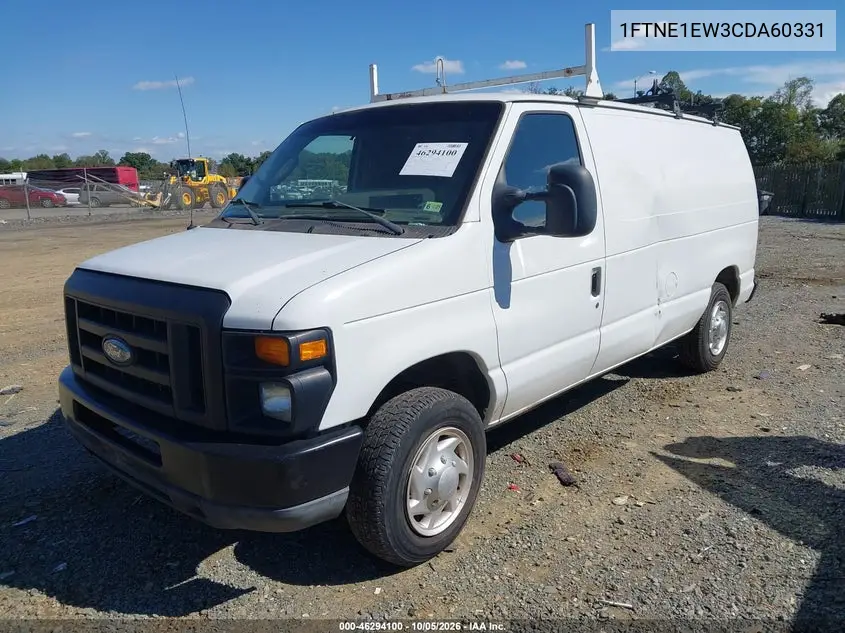 2012 FORD ECONOLINE VIN 1FTNE1EW3CDA60331 — фото 2