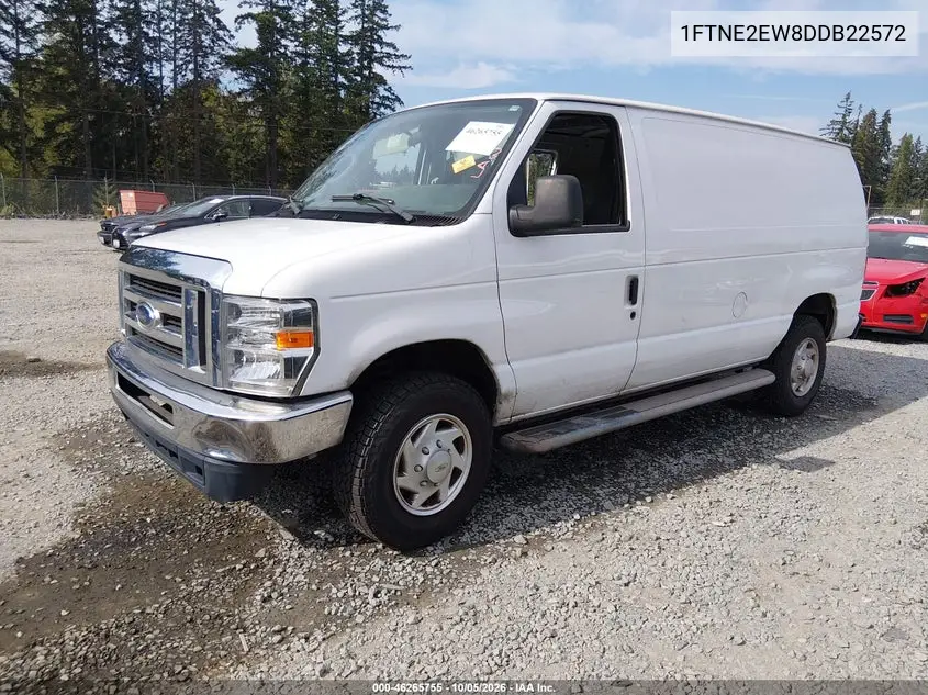 2013 FORD ECONOLINE VIN 1FTNE2EW8DDB22572 — фото 2
