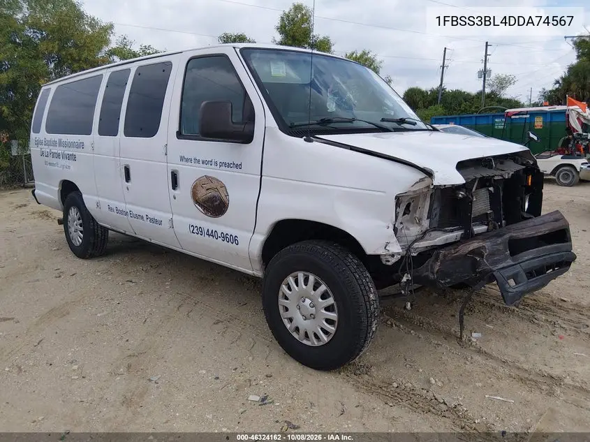 FORD ECONOLINE 2013, VIN 1FBSS3BL4DDA74567