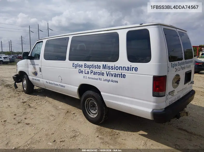 2013 FORD ECONOLINE VIN 1FBSS3BL4DDA74567 — фото 3
