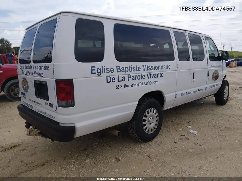 2013 FORD ECONOLINE VIN 1FBSS3BL4DDA74567 — фото 4