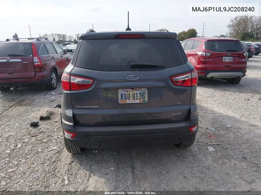 2018 FORD ECOSPORT VIN MAJ6P1UL9JC208240 — фото 16