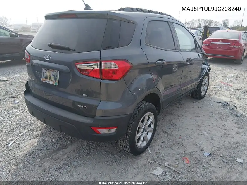 2018 FORD ECOSPORT VIN MAJ6P1UL9JC208240 — фото 4