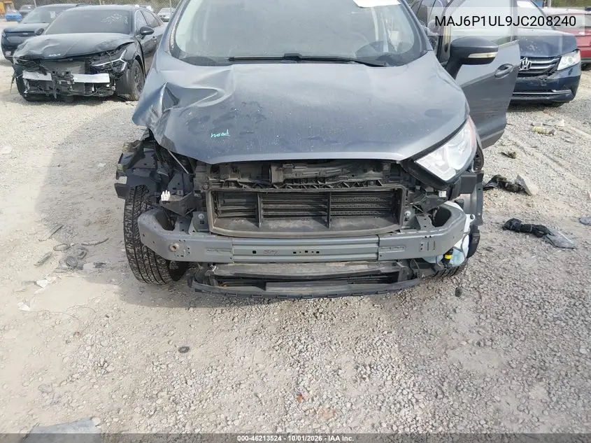 2018 FORD ECOSPORT VIN MAJ6P1UL9JC208240 — фото 6