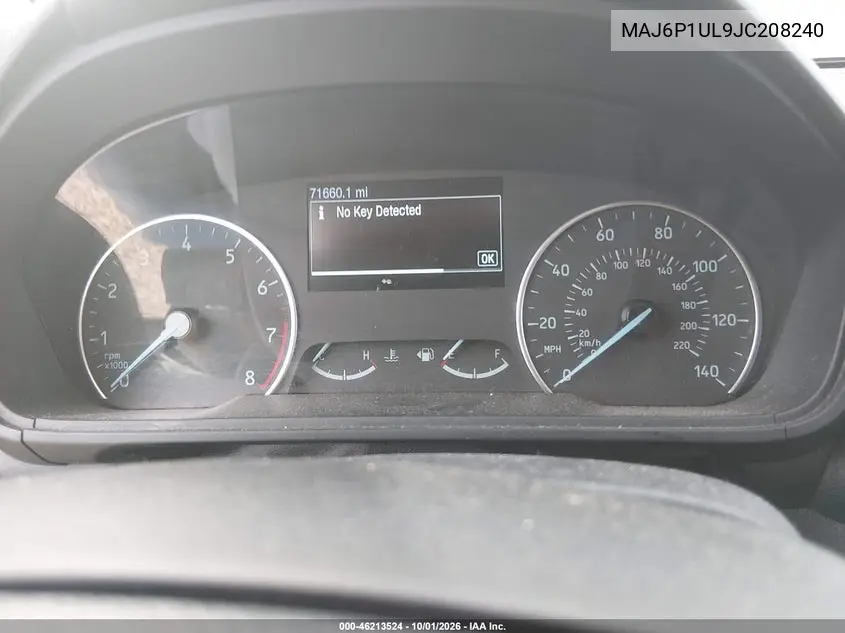 2018 FORD ECOSPORT VIN MAJ6P1UL9JC208240 — фото 7