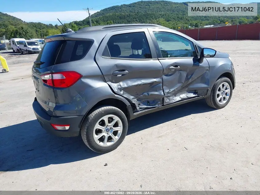 2018 FORD ECOSPORT VIN MAJ6P1UL5JC171042 — фото 4