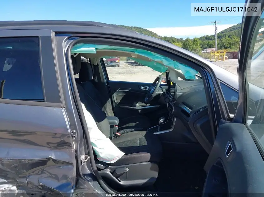 2018 FORD ECOSPORT VIN MAJ6P1UL5JC171042 — фото 5