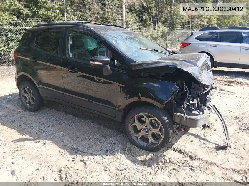 FORD ECOSPORT 2018, VIN MAJ6P1CLXJC230412