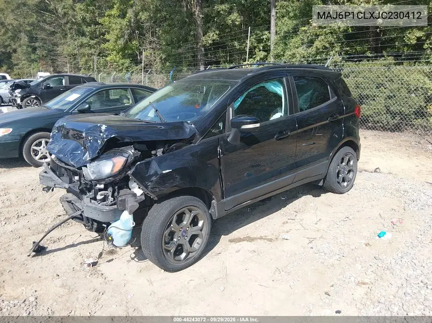 2018 FORD ECOSPORT VIN MAJ6P1CLXJC230412 — фото 2