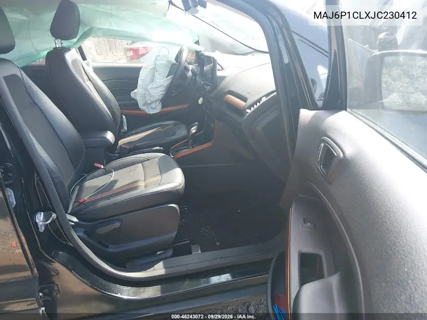 2018 FORD ECOSPORT VIN MAJ6P1CLXJC230412 — фото 5