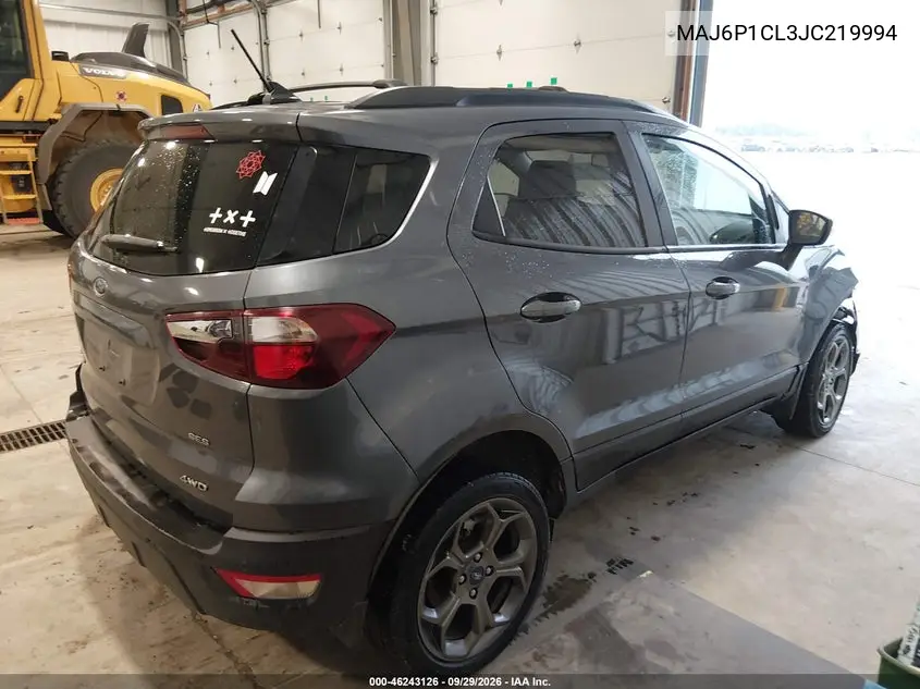 2018 FORD ECOSPORT VIN MAJ6P1CL3JC219994 — фото 4