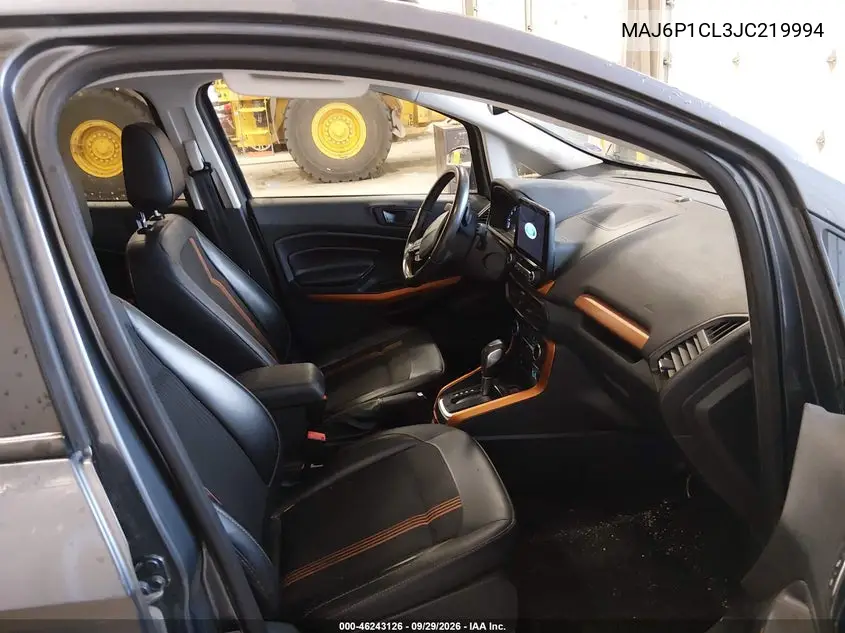 2018 FORD ECOSPORT VIN MAJ6P1CL3JC219994 — фото 5