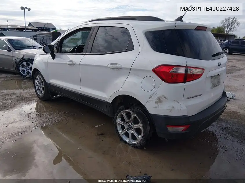 2018 FORD ECOSPORT VIN MAJ3P1TE4JC227428 — фото 3