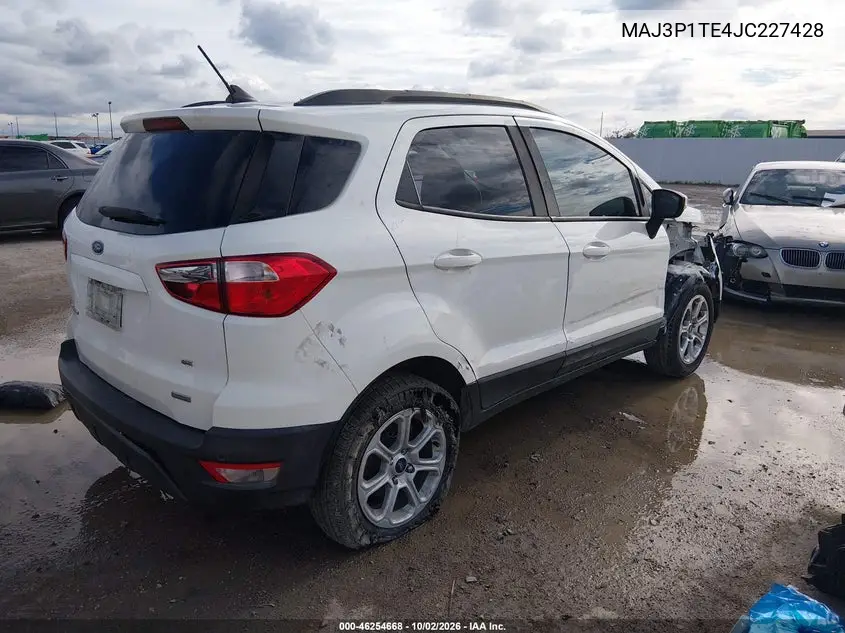2018 FORD ECOSPORT VIN MAJ3P1TE4JC227428 — фото 4