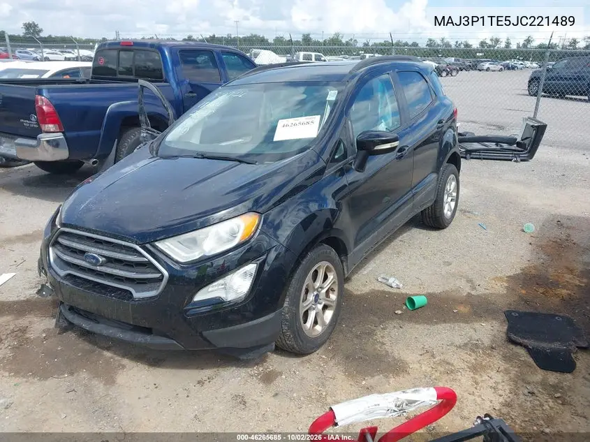 2018 FORD ECOSPORT VIN MAJ3P1TE5JC221489 — фото 2