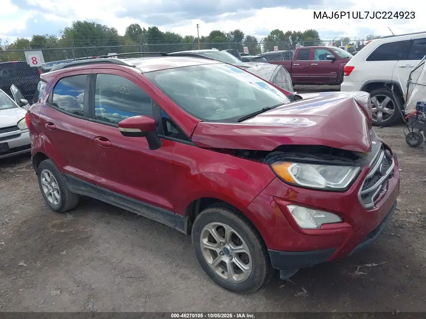 FORD ECOSPORT 2018, VIN MAJ6P1UL7JC224923